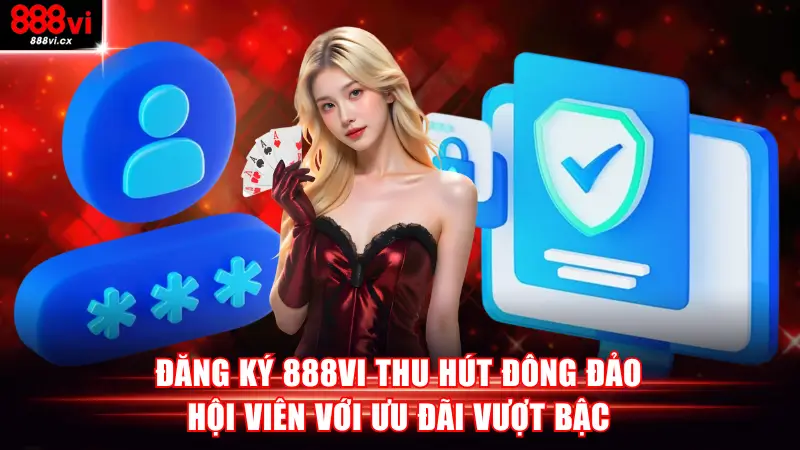 Đăng ký 888VI thu hút đông đảo hội viên với ưu đãi vượt bậc