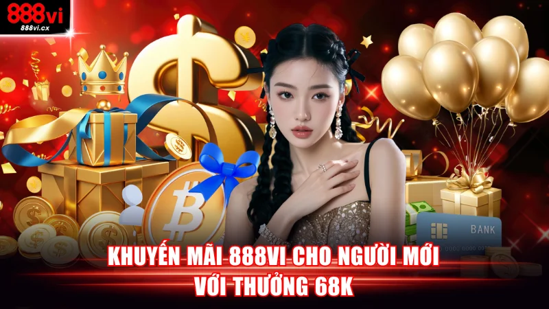 Khuyến mãi 888VI cho người mới với thưởng 68K