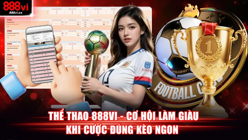 Thể Thao 888VI - Cơ Hội làm Giàu Khi Cược Đúng Kèo Ngon 